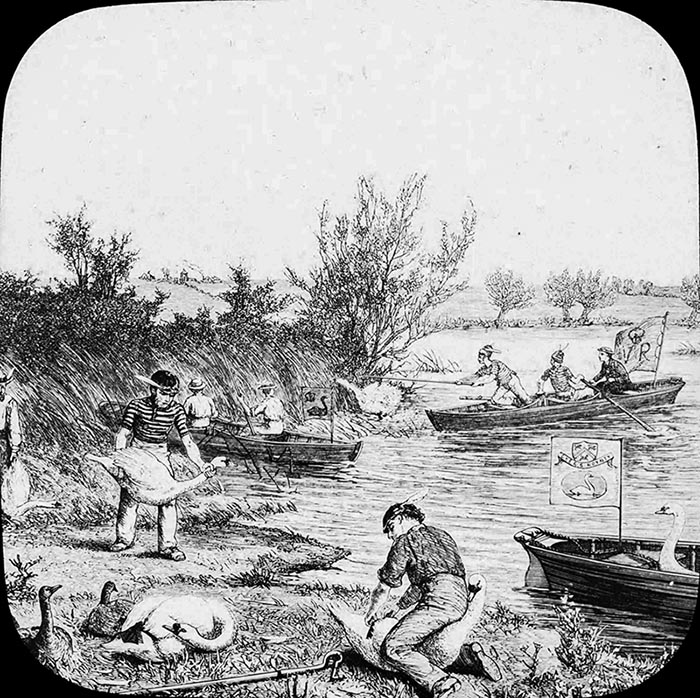 Taunt lantern slide taken from: H.R. Robertson’s Life on the Upper Thames