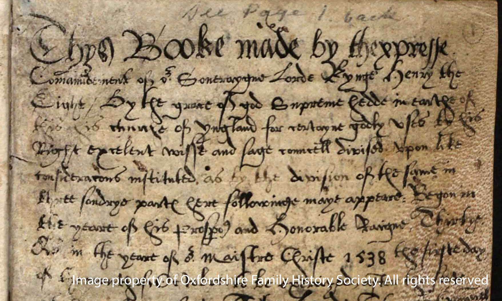 Thomas Cromwell’s mandate