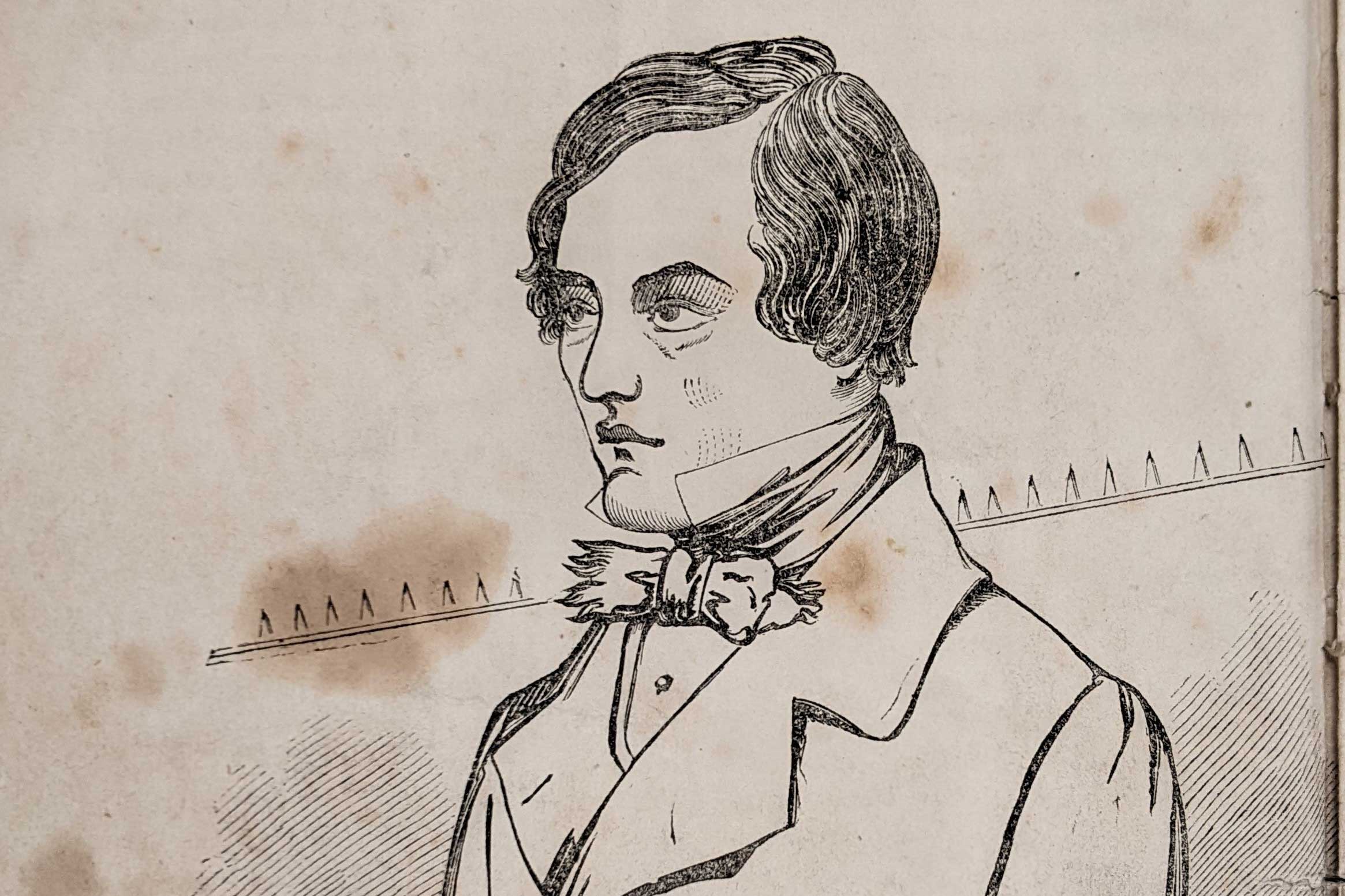 Illustration from ‘Trial of John Kalabergo for the murder of his uncle William Kalabergo’