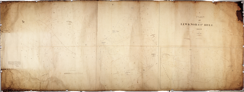 Lewknor Uphill tithe map