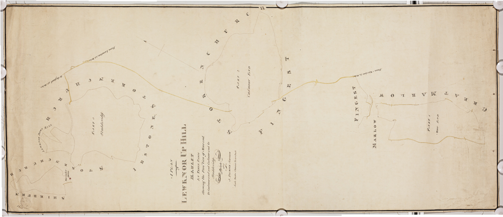 Lewknor Uphill index map